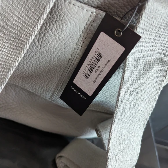 Hammitt Gray Leather Backpack - Picture 3 of 6